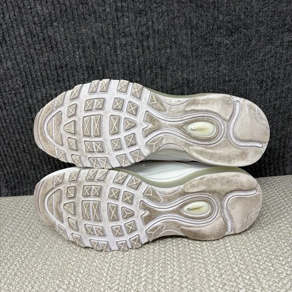 Nike Air Max 97 White Metallic Silver Womens 8.5 7Y 921522-104